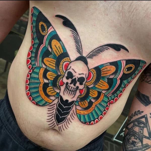 More Death Moth Tattoos That Can’t Be Ignored!