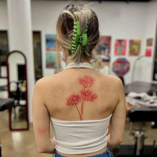 Demon Slayer Spider Lily Tattoo