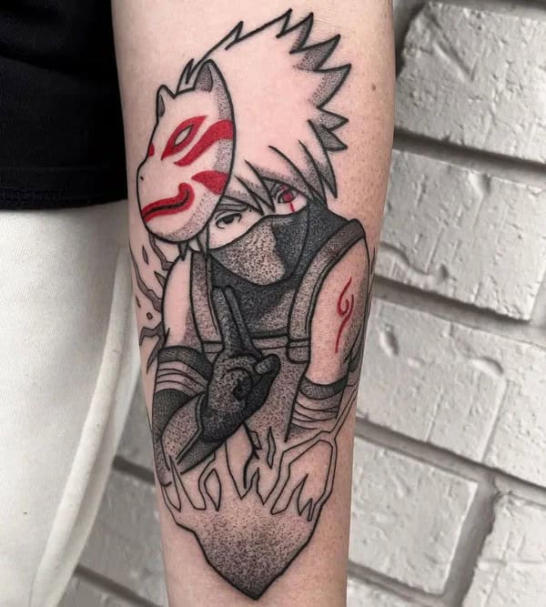 Anime Foot Tattoo