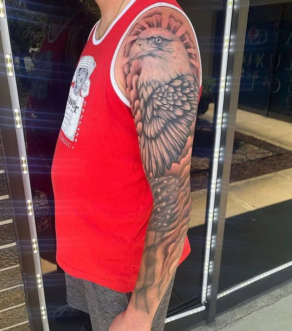 Eagle Sleeve Tattoo