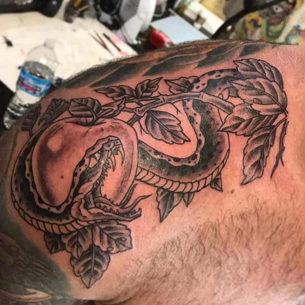 Top of Shoulder Tattoo