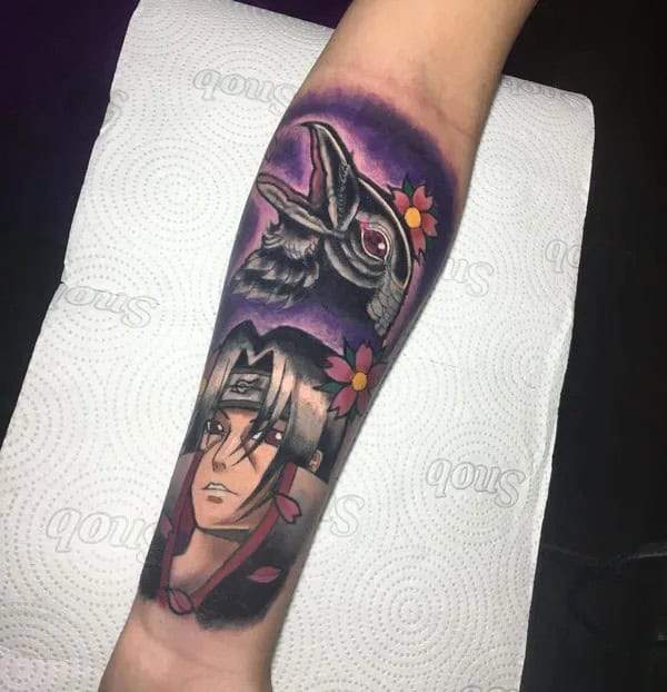 Itachi Hand Tattoo