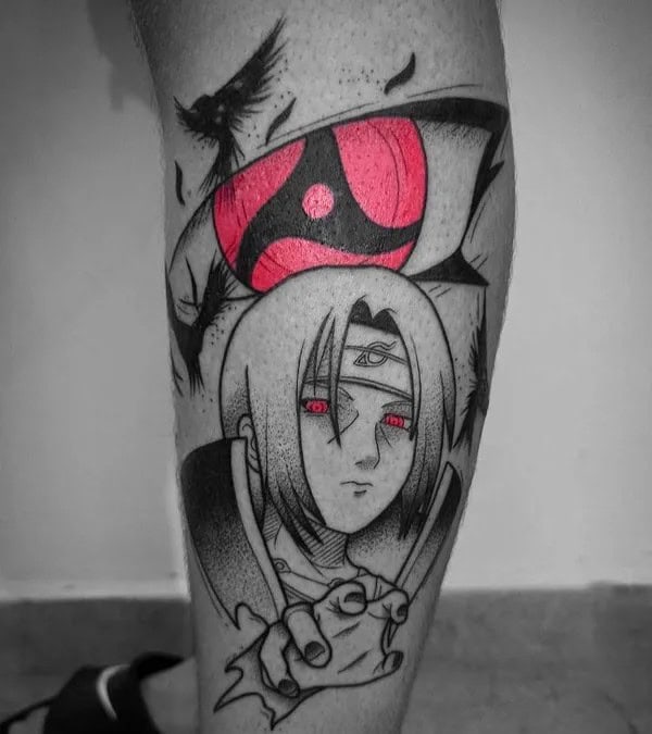 Itachi Hand Tattoo