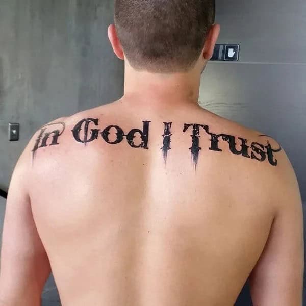 More “In God, We Trust” Tattoos To Dismiss Feelings Of Despair