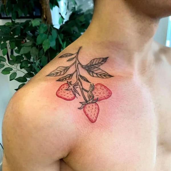 More Designs of Strawberry Tattoos To Check Out This Instant