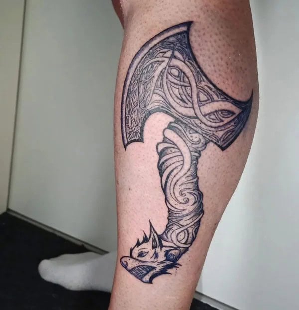 Viking Axe Tattoo