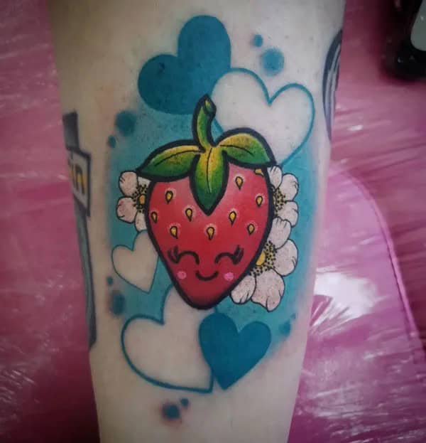 More Designs of Strawberry Tattoos To Check Out This Instant