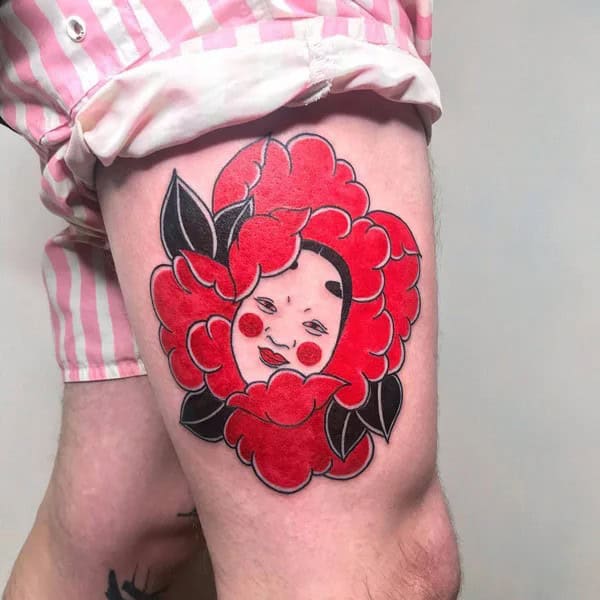 Peony Japanese Tattoo