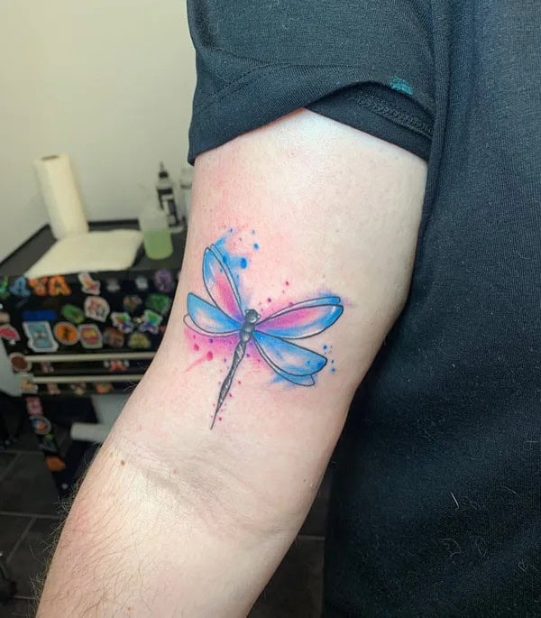 More Sublime Entries Of Dragonfly Tattoos