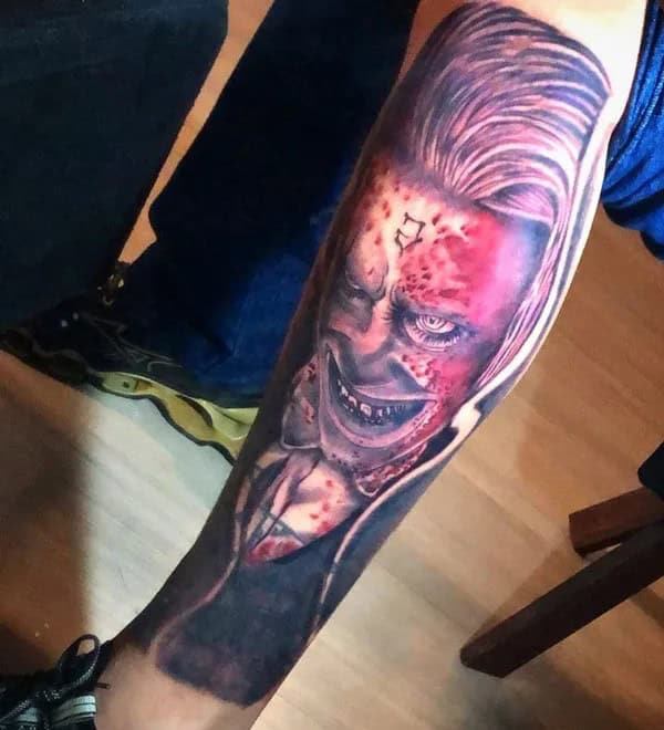 Suicide Squad Joker Tattoo