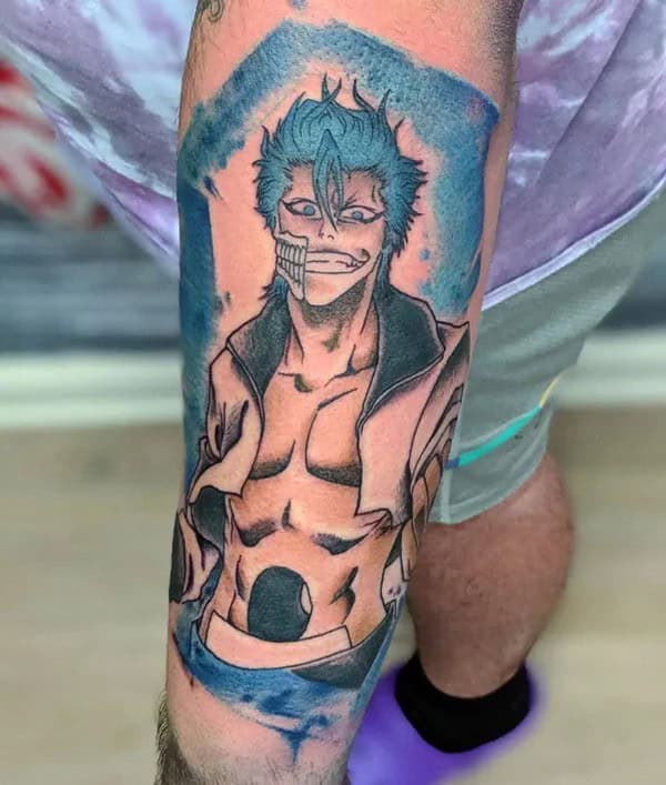 Anime Foot Tattoo