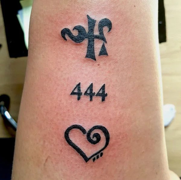 444 Tattoo On Arm