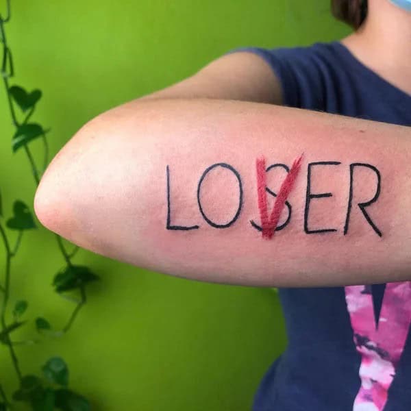 Evil Loser Lover tattoo