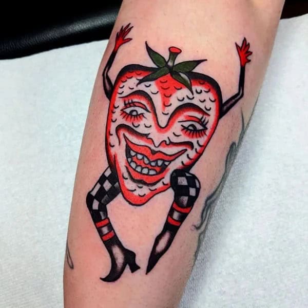 More Designs of Strawberry Tattoos To Check Out This Instant