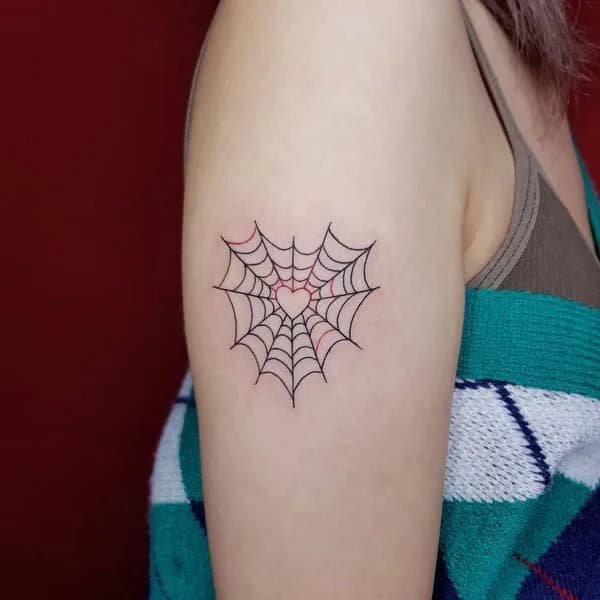 Spider Web Prison Tattoo