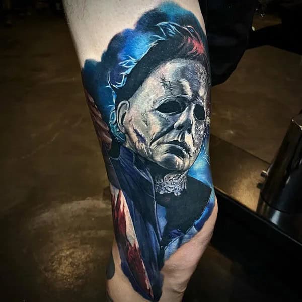 Michael Myers House Tattoo