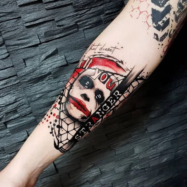 Joker Forearm Tattoo