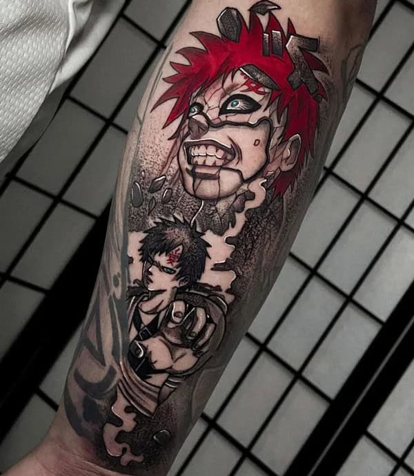 More Gaara Tattoos To Check Out For Gaining Inspiration