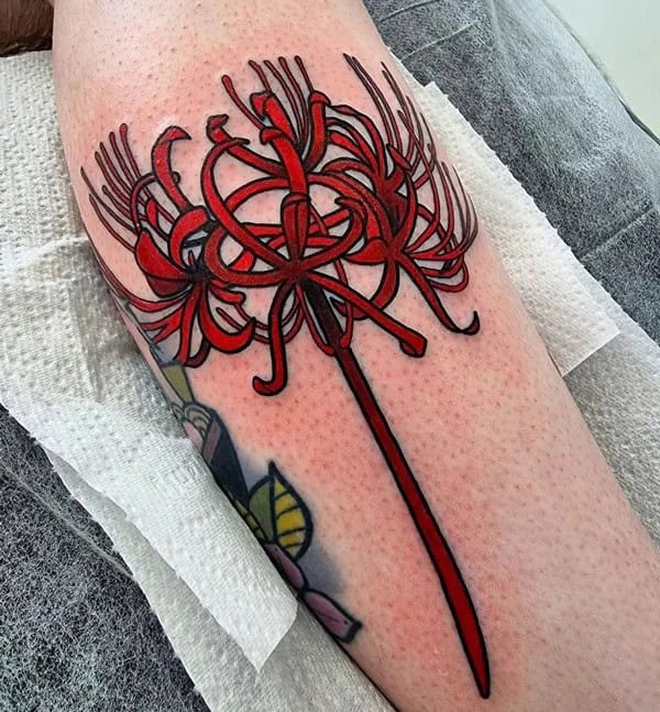 Demon Slayer Spider Lily Tattoo