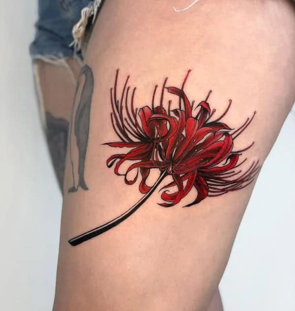 Demon Slayer Spider Lily Tattoo