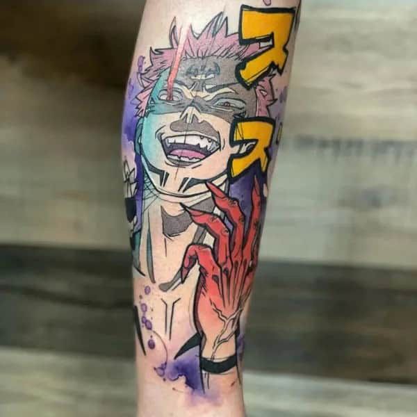 “Jujutsu Kaisen” Neck Tattoo