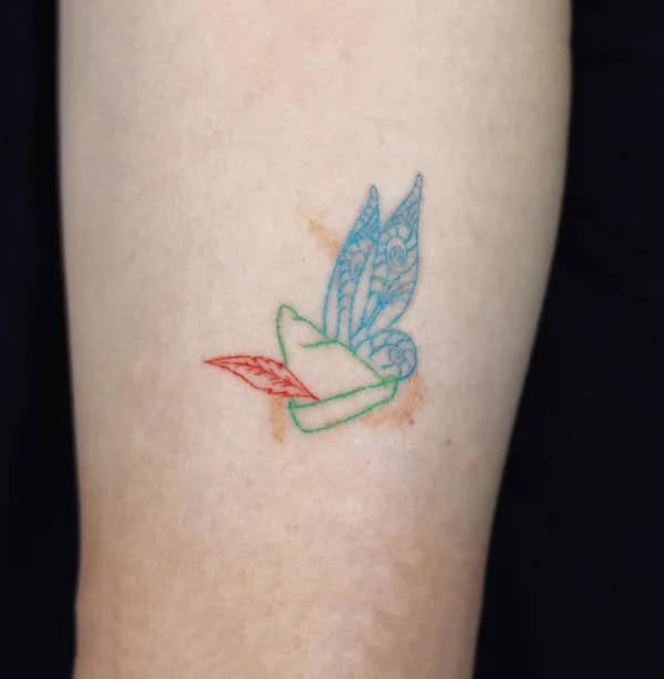 Tinkerbell Wings Tattoo