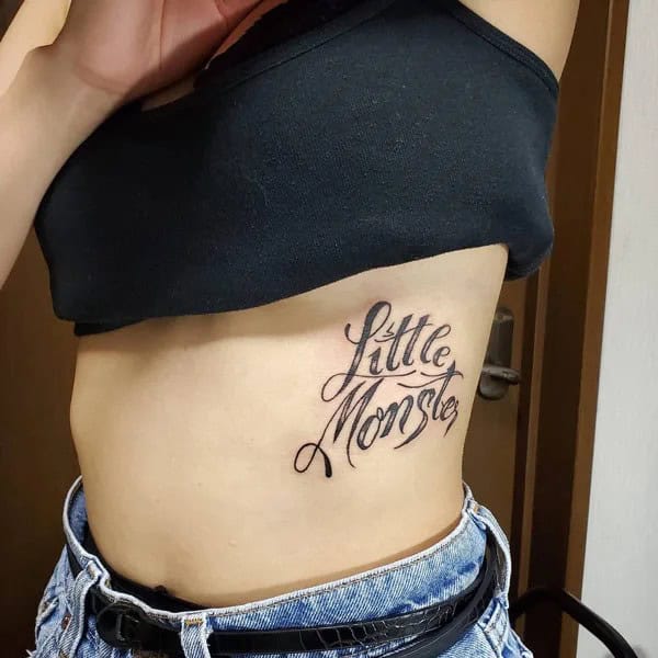 Side Stomach Tattoo