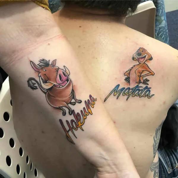 Siblings Hakuna Matata Tattoo