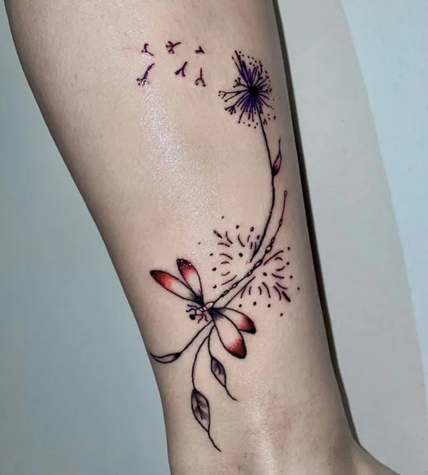 More Sublime Entries Of Dragonfly Tattoos