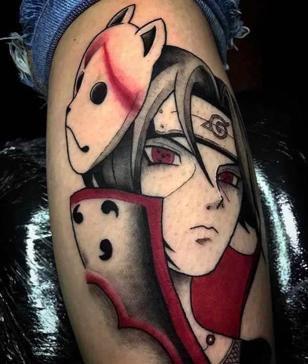 Madara Sharingan Tattoo