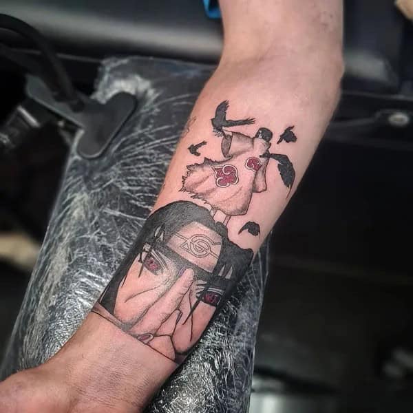 Itachi Hand Tattoo