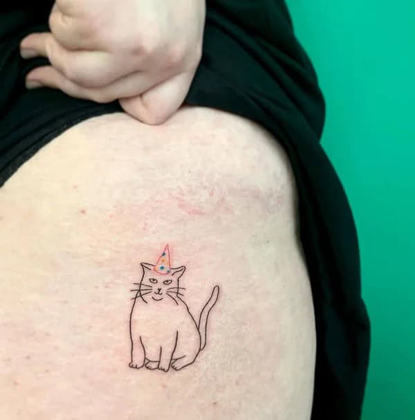 Bite Me Butt Tattoo