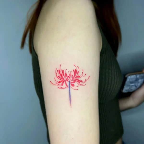 Demon Slayer Spider Lily Tattoo