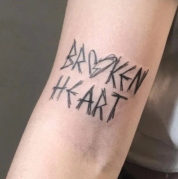 More Broken Heart Tattoos To Wear This Year