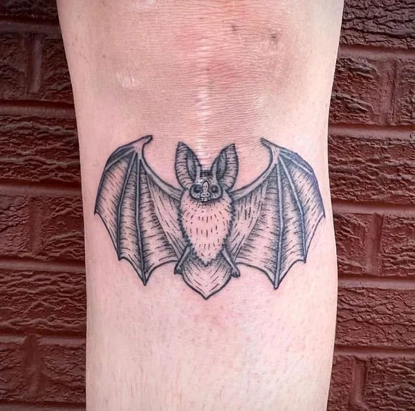 Bat Tattoo On Hand