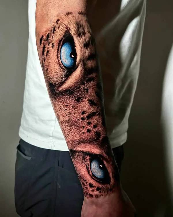 Jaguar Eyes Tattoo