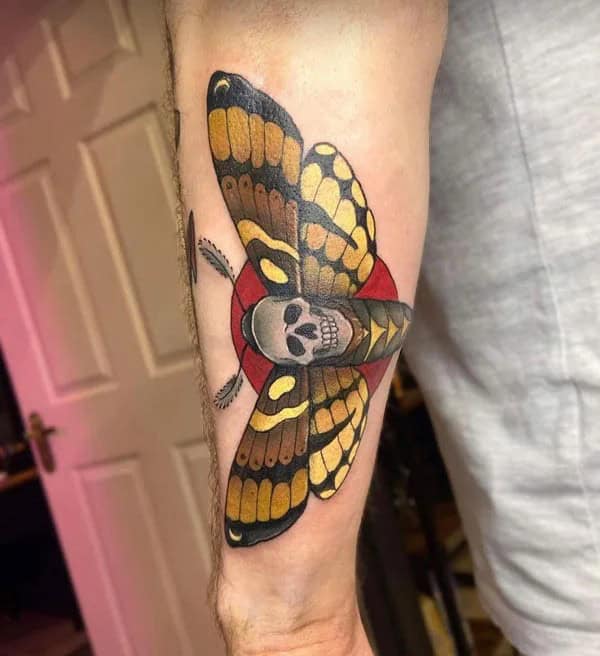 More Death Moth Tattoos That Can’t Be Ignored!