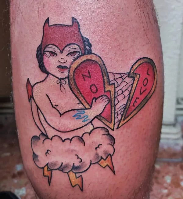 More Notable No Love Tattoo Designs You Would Like To Choose!