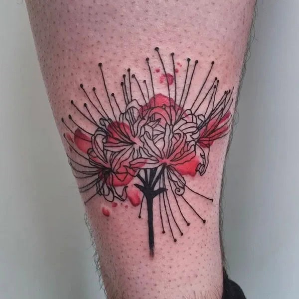 Demon Slayer Spider Lily Tattoo