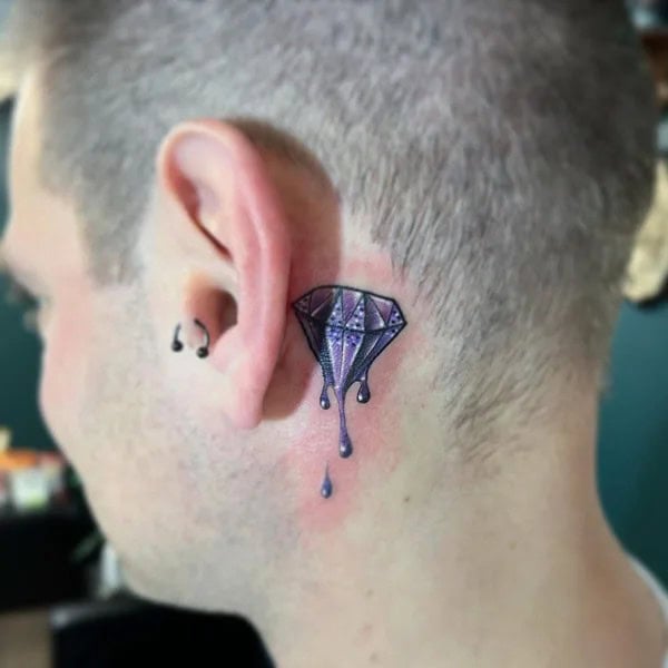 Dripping Diamond Tattoo