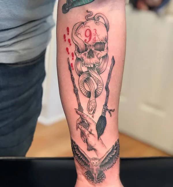 Harry Potter Death Eater Tattoo