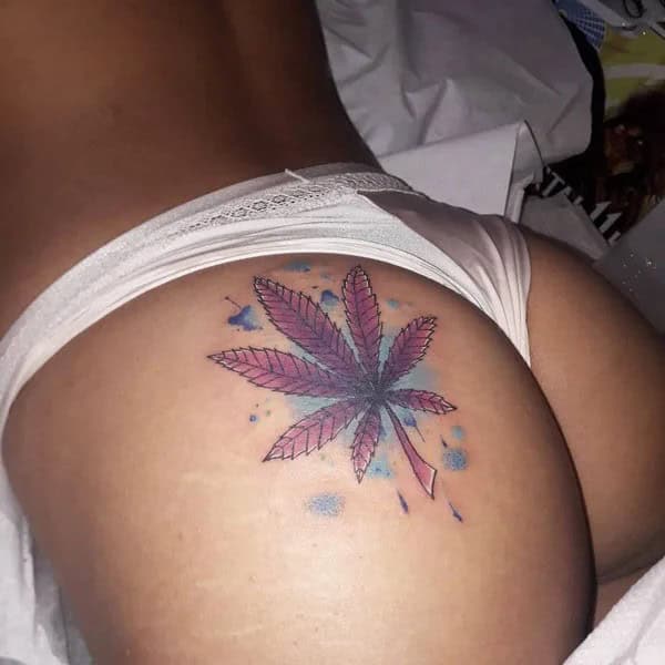 Bite Me Butt Tattoo