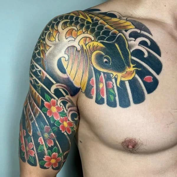 Japanese Shoulder Tattoo