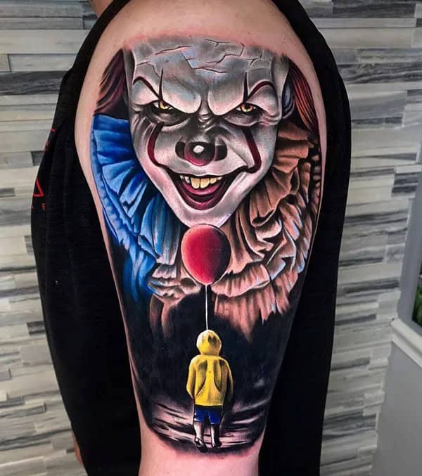 Pennywise Tattoo On Arm