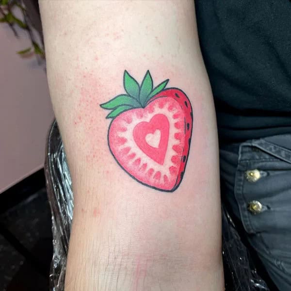 More Designs of Strawberry Tattoos To Check Out This Instant