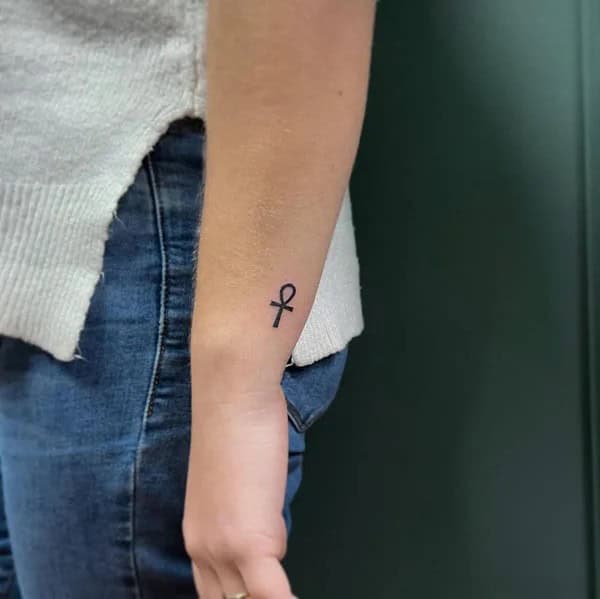 Small Ankh Tattoo