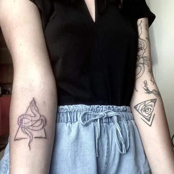 Heart “As above, so below” Tattoo