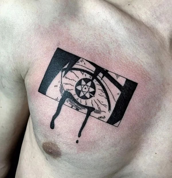 Madara Sharingan Tattoo