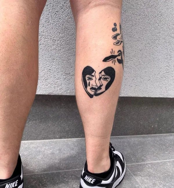 More Broken Heart Tattoos To Wear This Year