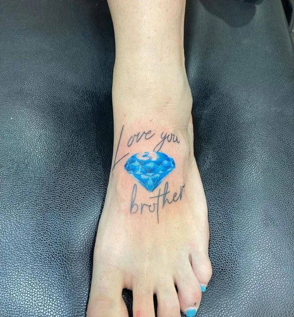 Blue Diamond Tattoo